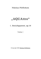 AQUAttro - 1. Streichquartett - Violine 1