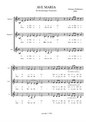Ave Maria - für 3-stimmigen Frauenchor