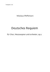 Deutsches Requiem, für Mezzosopran, Chor und Orchester - Orchesterstimmen